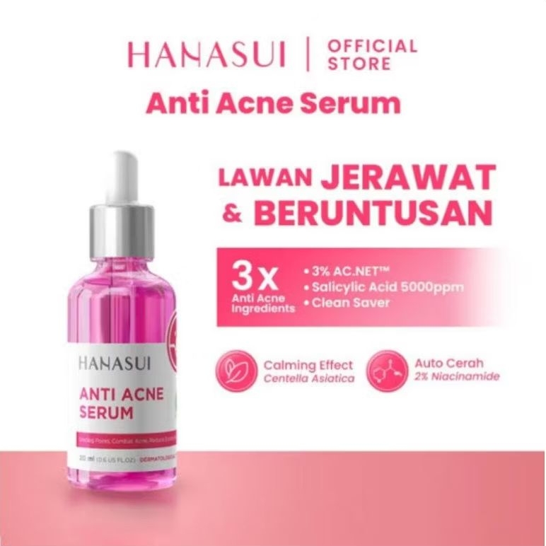 Hanasui Anti Acne Serum 20ml / Serum Hanasui Anti Acne