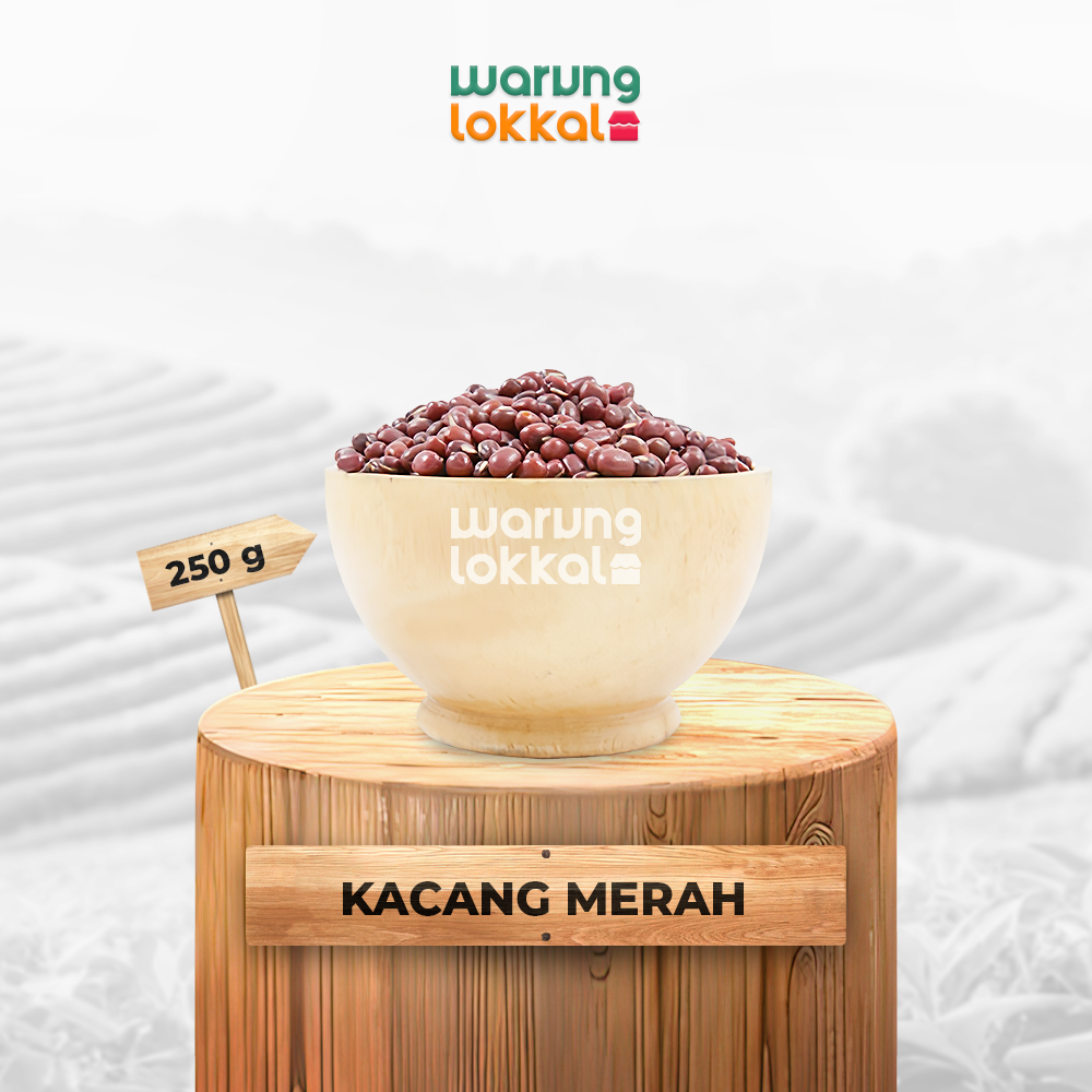 

Kacang Merah 250g - Warung Lokkal