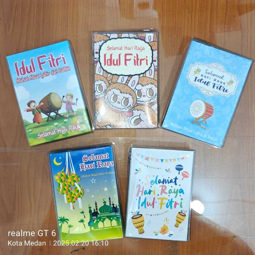 

Amplop Lebaran Hari Raya Idul Fitri Isi 50pcs Angpao Karakter Lucu Ramadhan 2025 Kemasan Mika