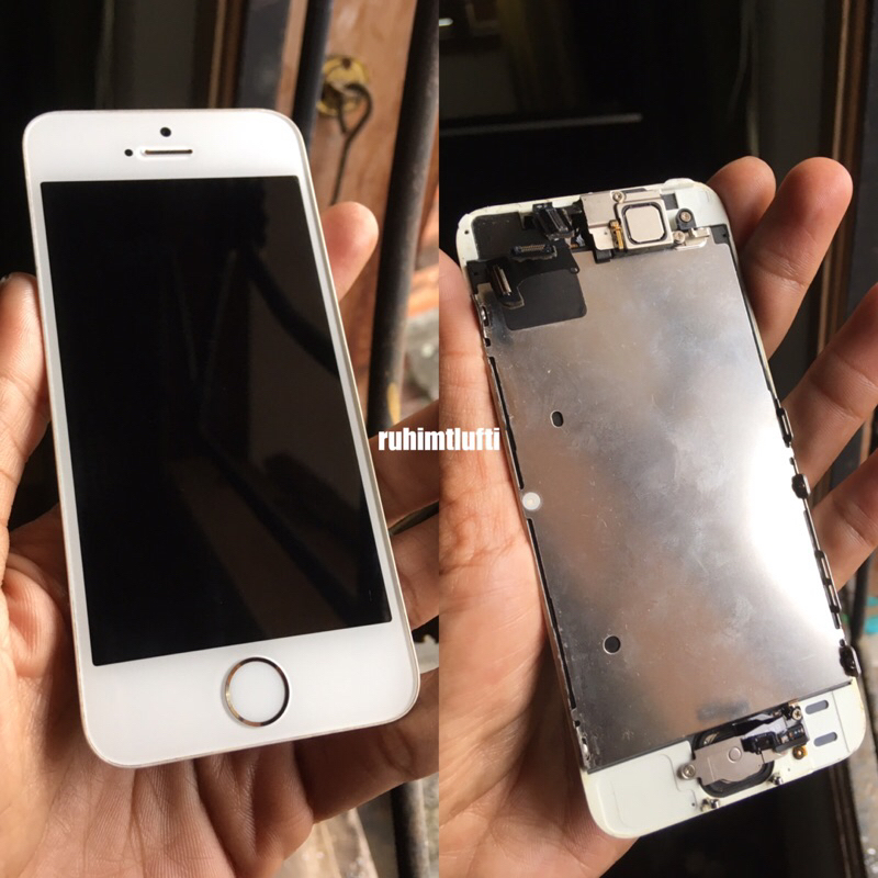 lcd iphone se 2016 original cabutan putih