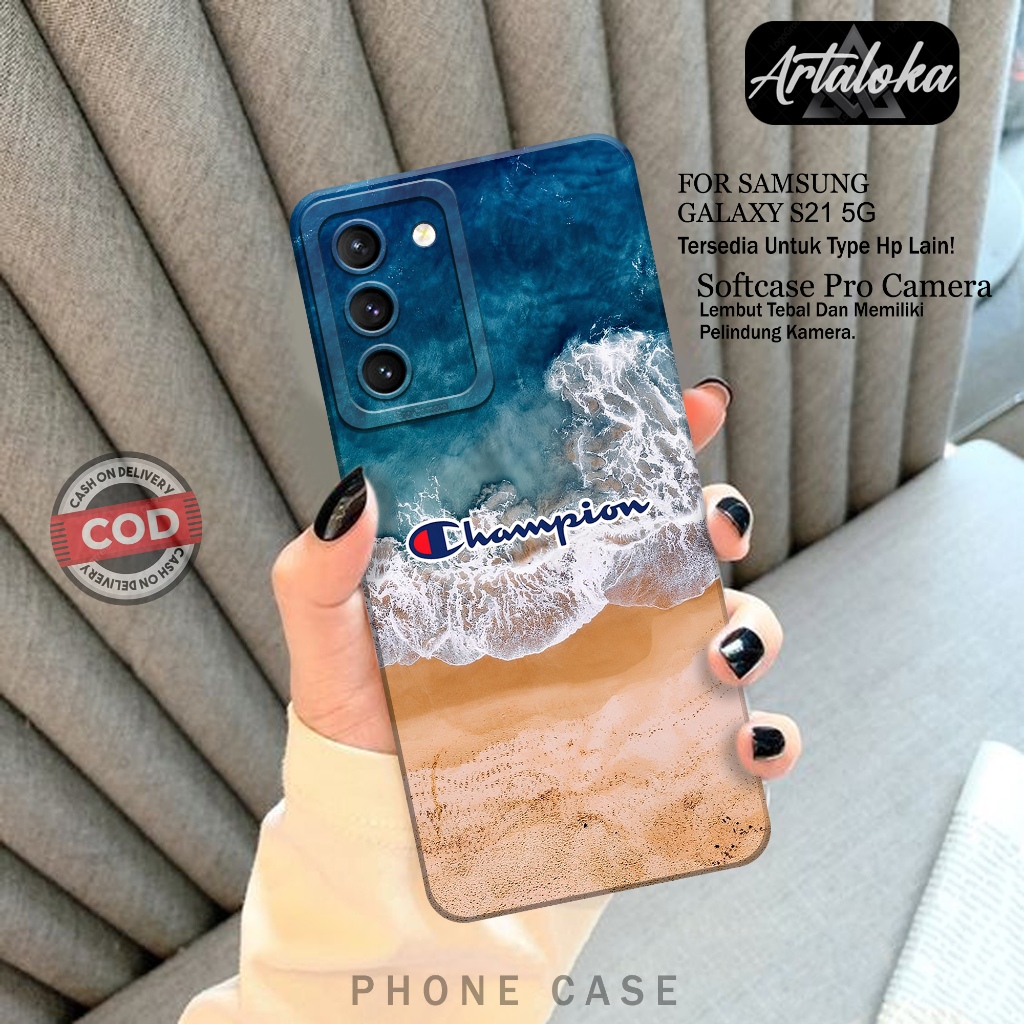Case Hp Samsung Galaxy S21 5G Fashion Case Branded Case Samsung Galaxy S21 5G Silikon TPU Pro Camera