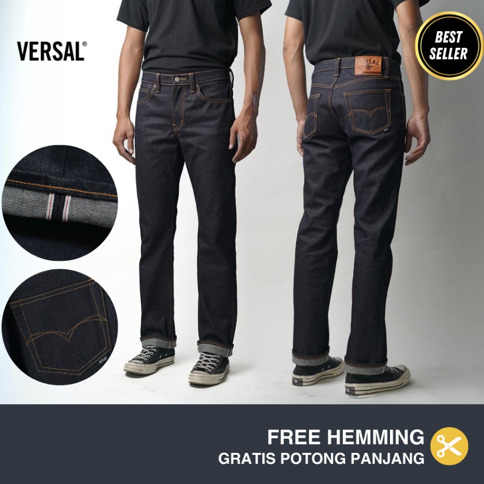 KODE W12O Versal  Ramon 15oz Superior Deep Indigo Denim READY STOCK