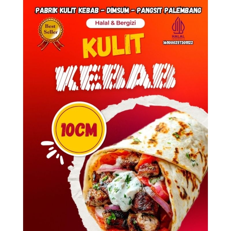 Kulit Kebab 10cm ( 1 Lembar ) buat tacos