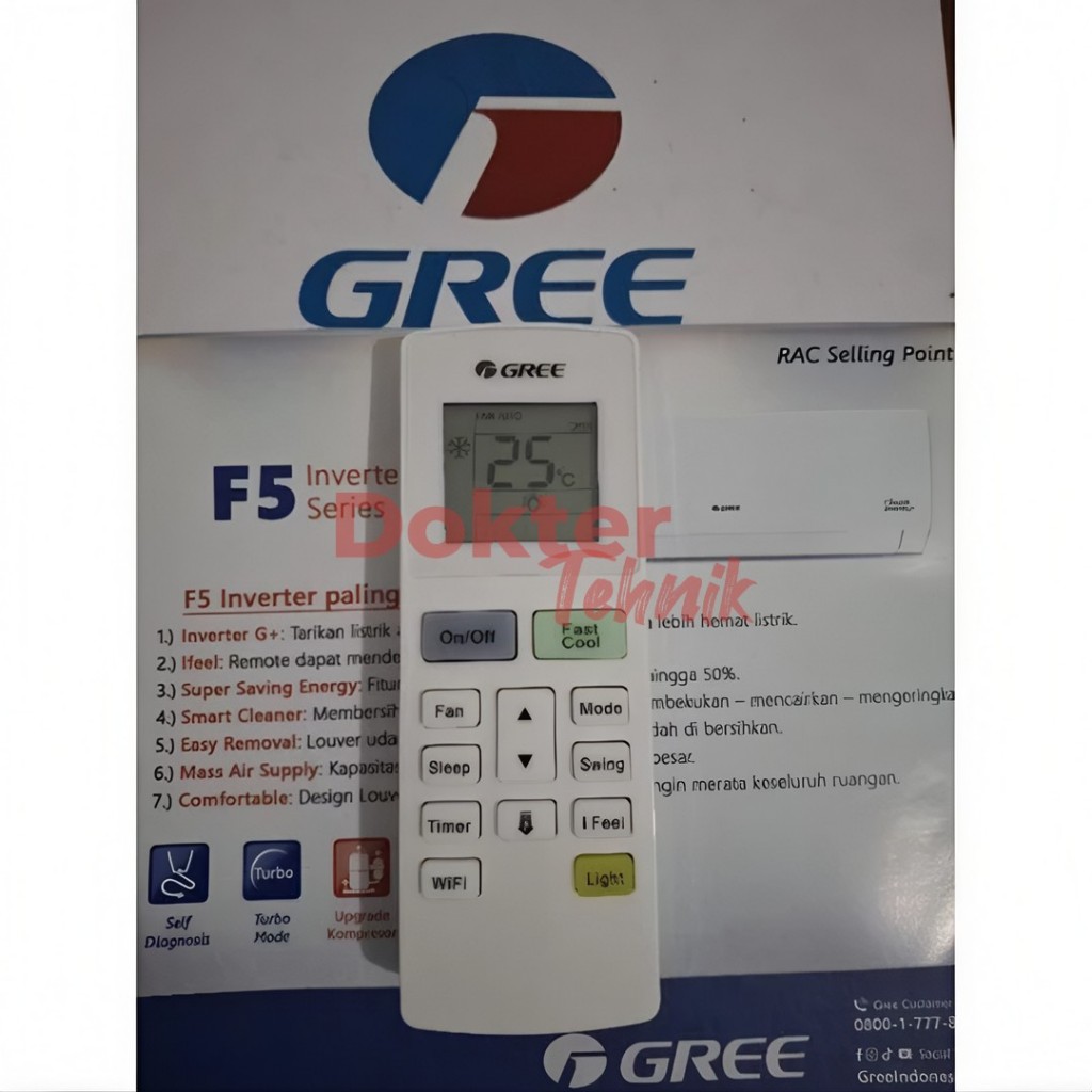 remot AC GREE inverter