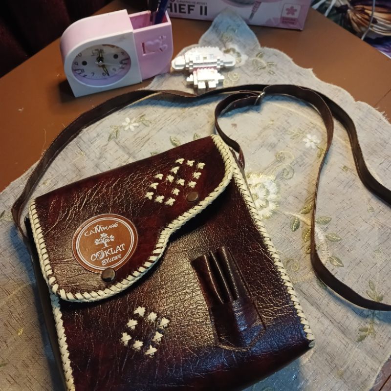SECOND TAS KULIT KAMPUNG COKLAT BLITAR