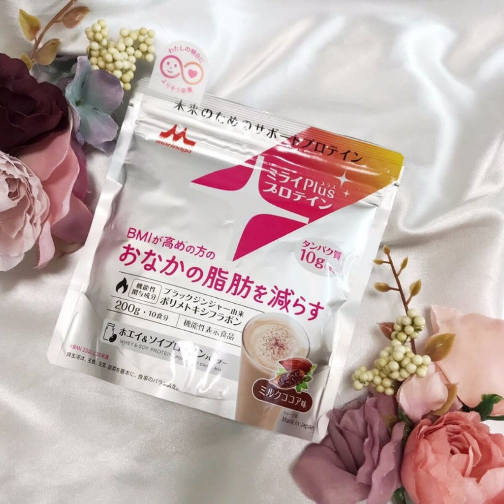 

Morinaga Whey & Soy Protein Powdered Drink Mix Chocolate Flavor / Susu protein rasa coklat 220g