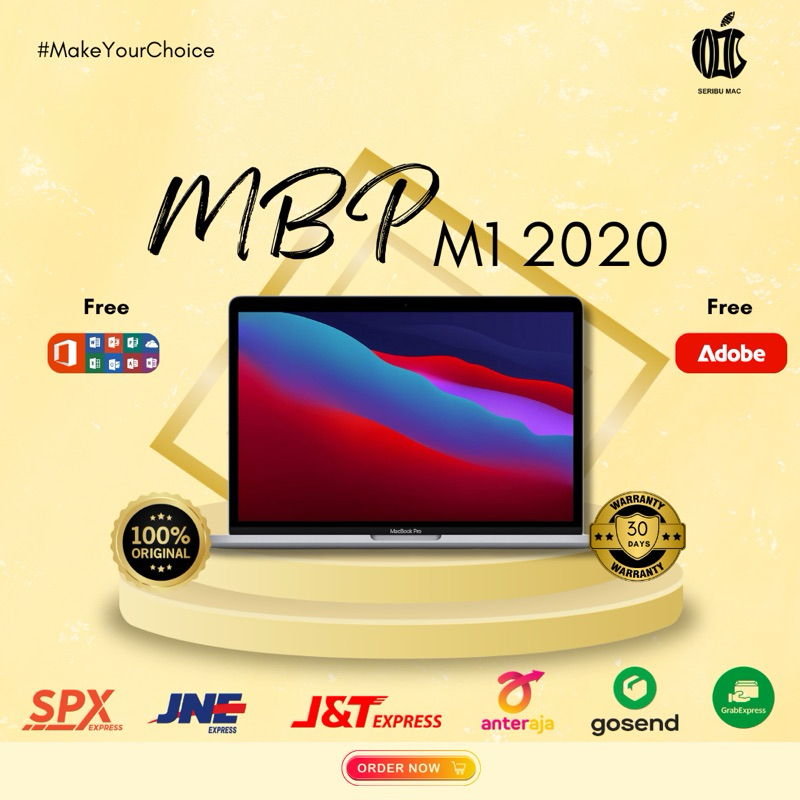 Macbook Pro 13-inch 2020 M1 Second Bergaransi