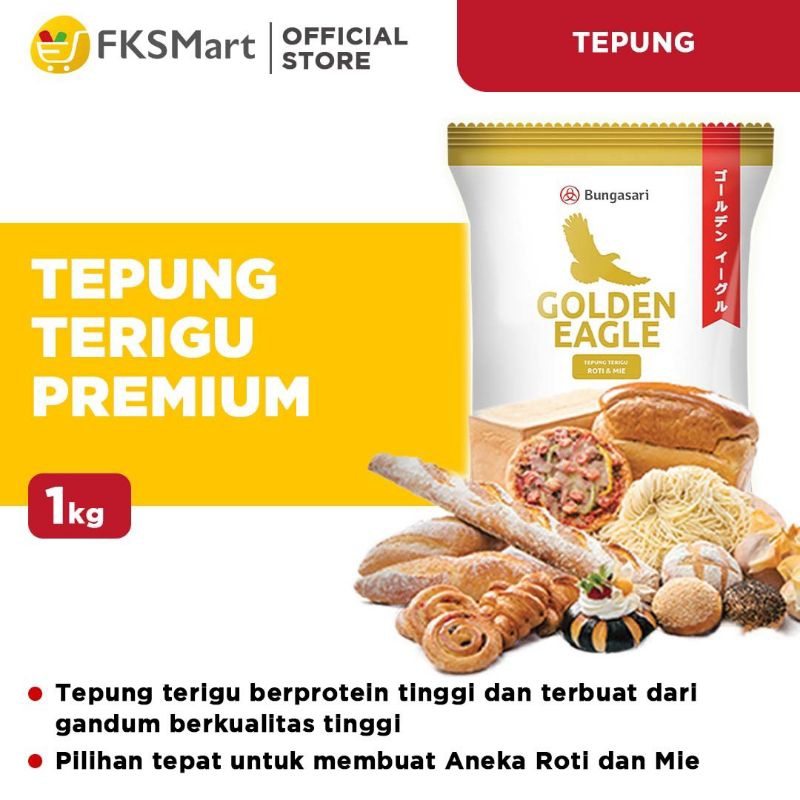 

Tepung terigu golden eagle 1 kg