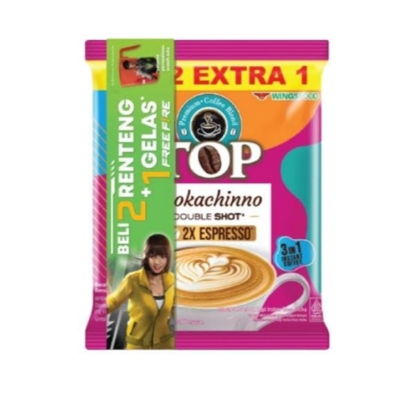 

Paket 2 RTG Top Kopi Mokachinno (30 sachet) Free Gelas cantik 1 Pcs