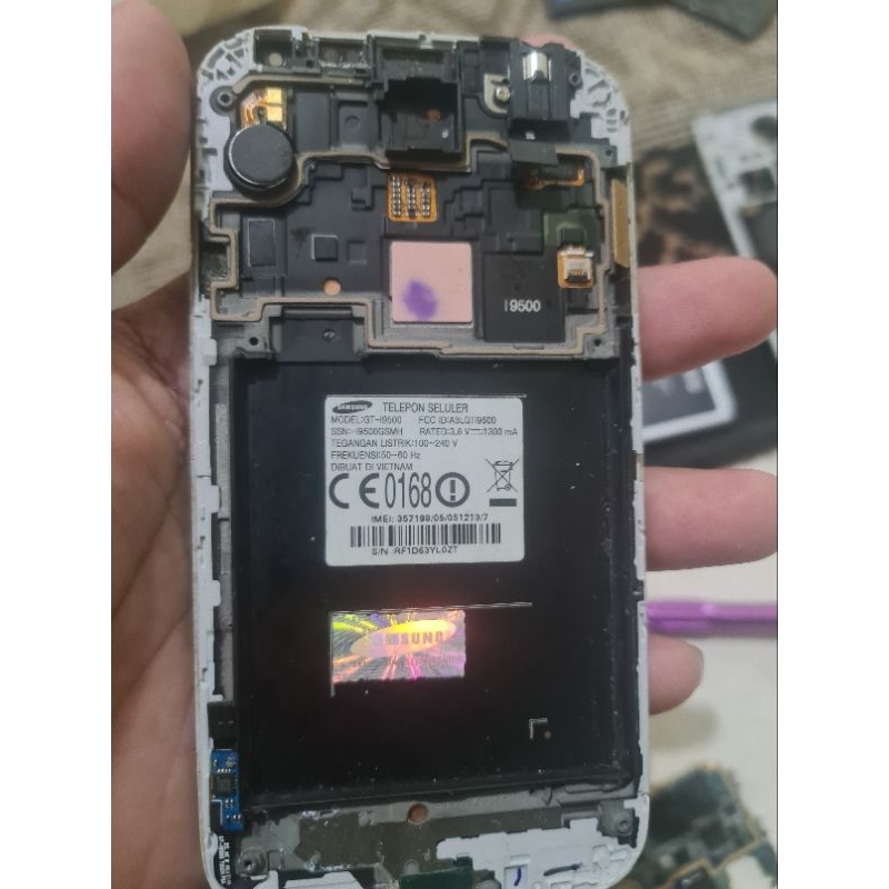 lcd samsung s4 gt-I9500 ori copotan