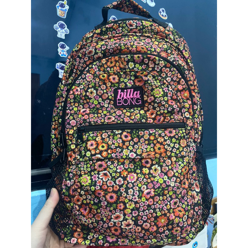 Billabong Ransel flower vintage Tas sekolah