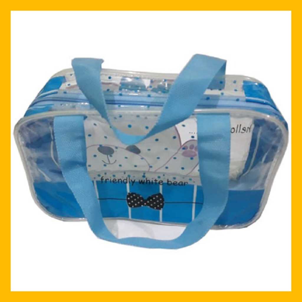 S02 Dompet kosmetik Uang Alat Tulis | Tas Make up serbaguna Plastik Bening PVC