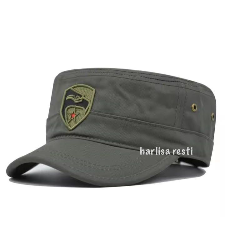 TOPI  KOMANDO GARUDA  / TOPI KOMANDO POLOS / TOPI KOMANDO BORDIR TIMBUL / TOPI TACTICAL PRIA WANITA
