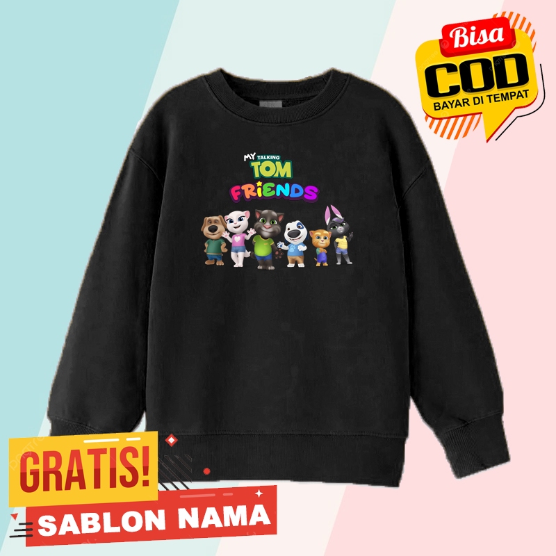 Sweater Anak Anak My Walking from friends / Jaket Sweater Anak Laki Laki & Perempuan Custom Nama My 