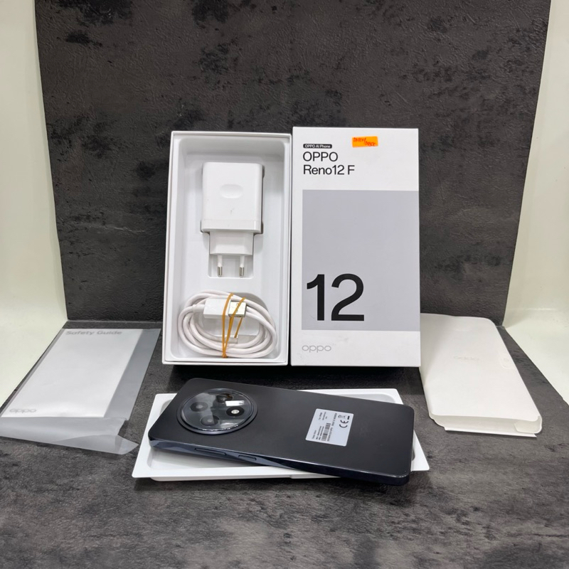 Oppo Reno 12f 4G 8/256gb Fullset Second Garansi Resmi