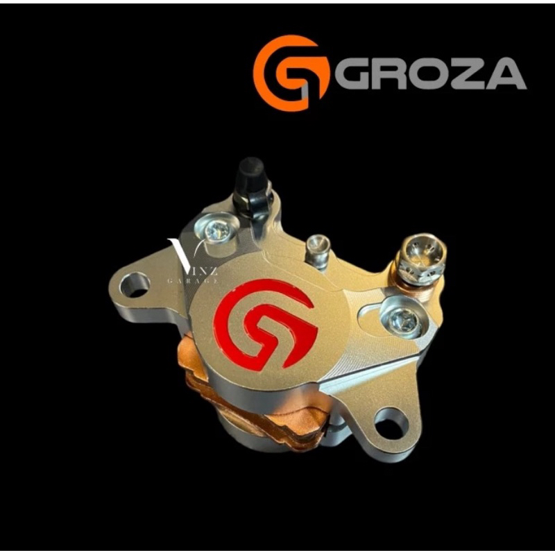 Kaliper 2 Piston Groza 2P 1 Pin Original by Groza // Kaliper P2 Groza CNC Daitan Original By Groza