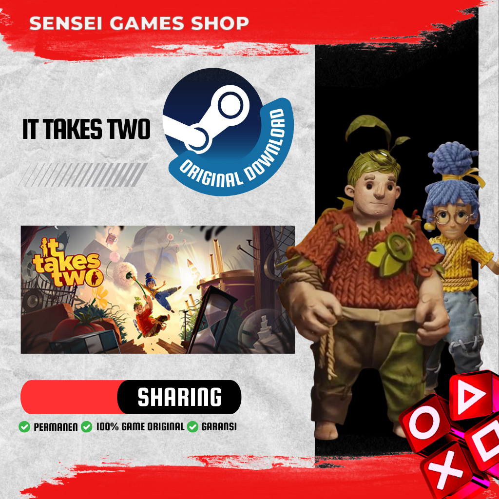 [BONUS STEAM KEY] It Takes Two STEAM / Game PC / Games Computer / Original Steam Download Sharing