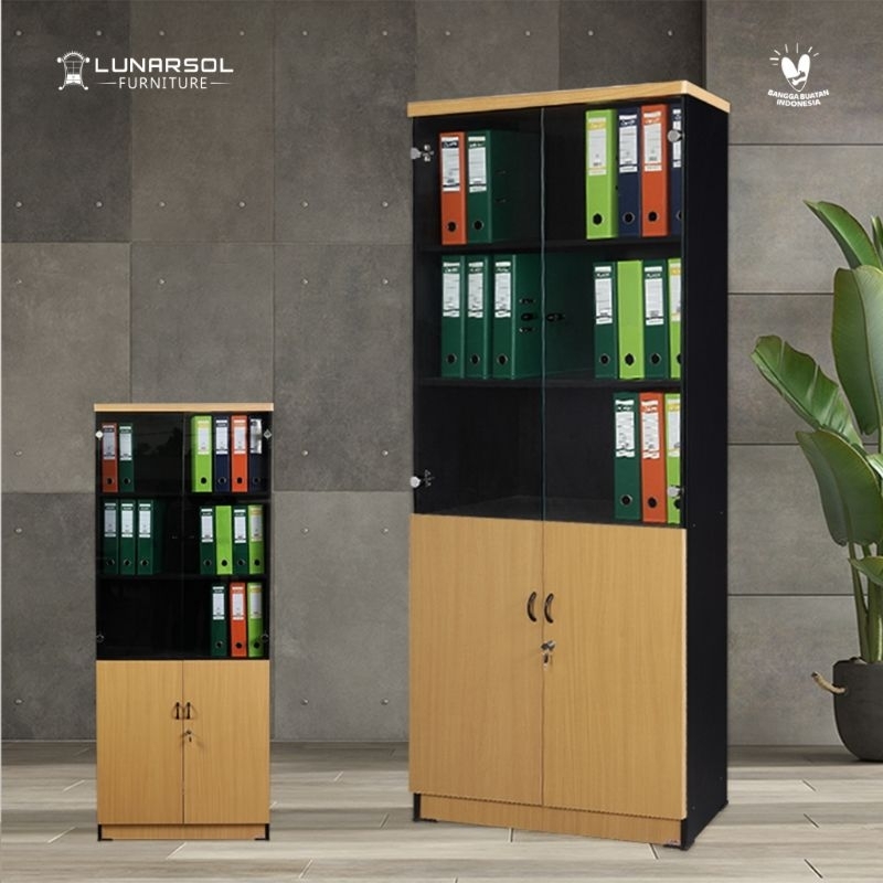 Lemari buku rak serbaguna lemari arsip lemari multifungsi