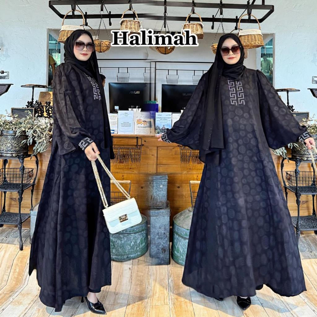 Jauhara - Abaya/Gamis Syari Muslimah // Abaya Dubai Halimah
