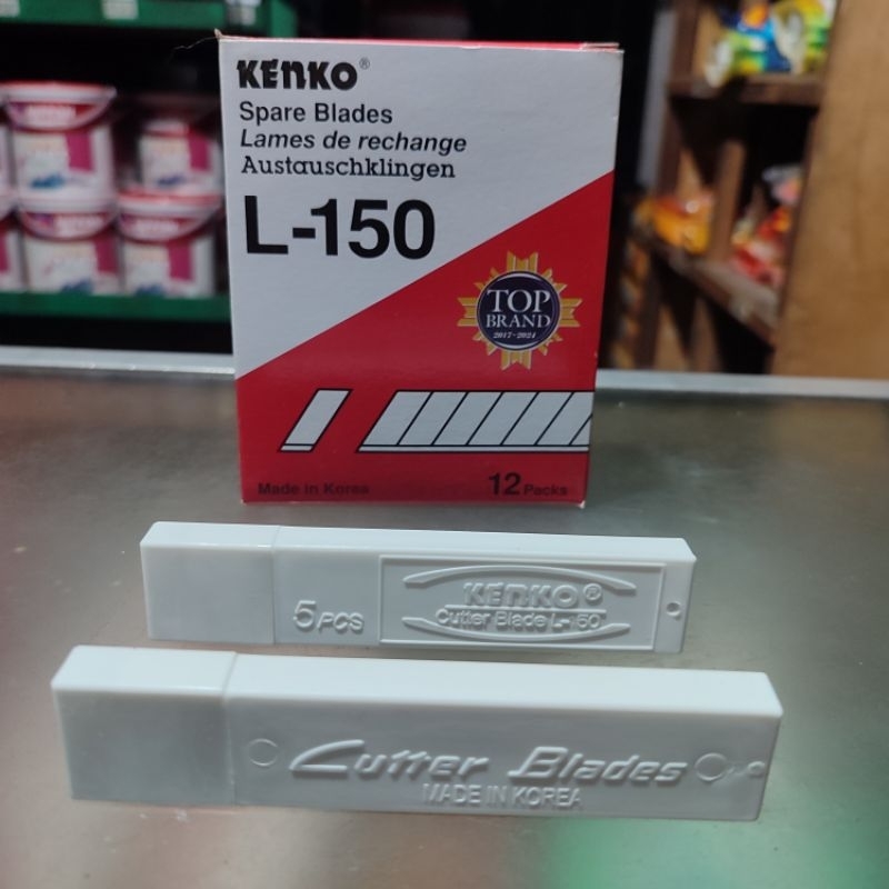 

Pisau Isi Cutter Kenko L150 - Pisau Kater Kenko Merah L150 Isi 5pcs