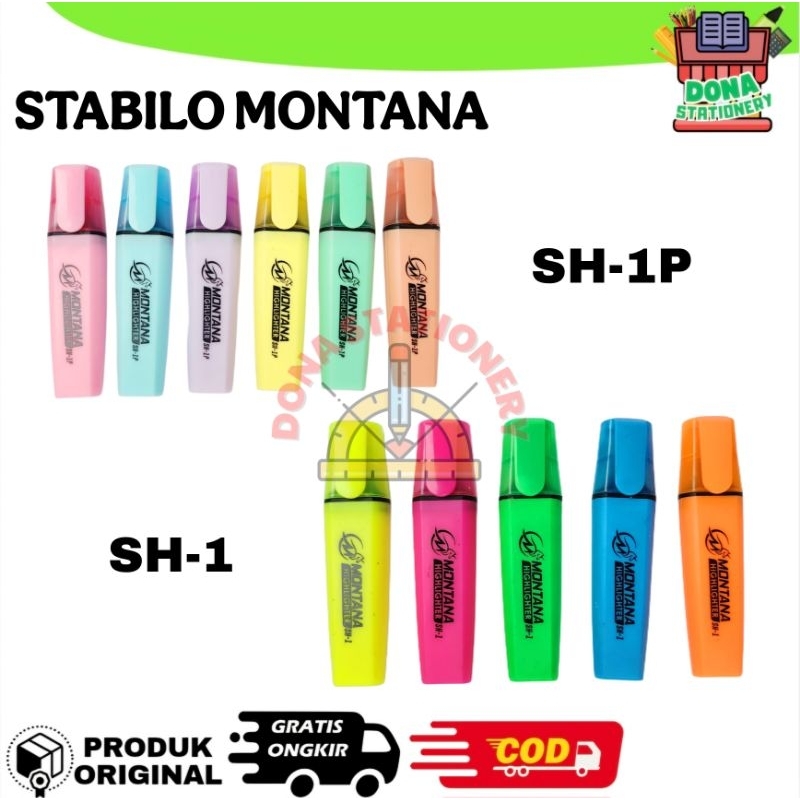 

STABILO MONTANA SH-1 | STABILO MONTANA SH-1P | HIGHLIGHTER MONTANA