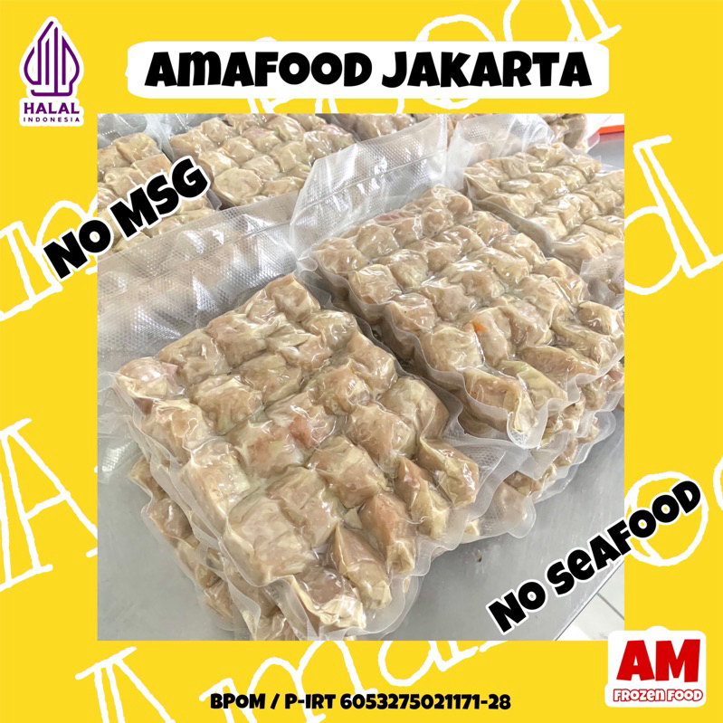 

dimsum halal ayam isi 50 pcs termasuk saos dimsum