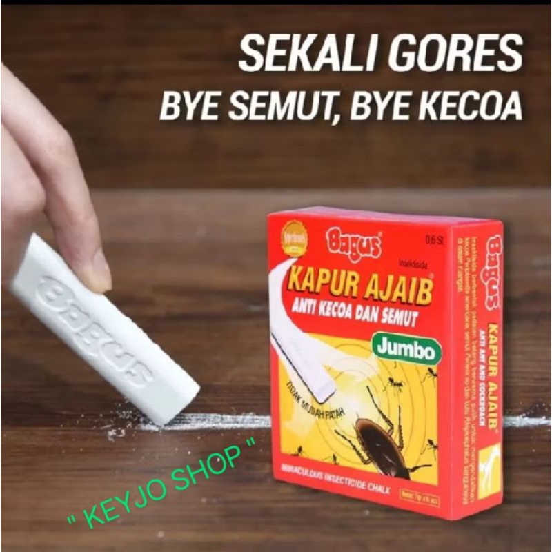 Kapur ajaib merah jumbo anti kecoa & semut