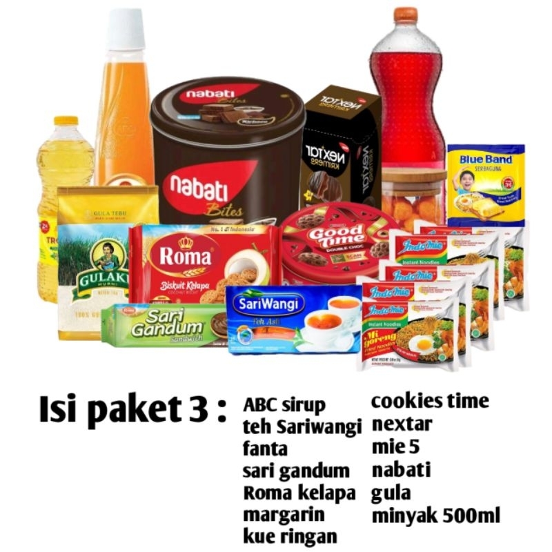

ARFAN PARCEL: paket hampers atau parcel lebaran paket 3