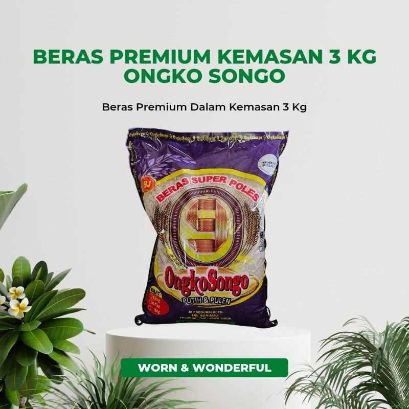

Beras Premium 3kg Ongko Songo