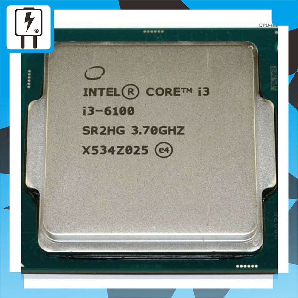 Processor Intel Core i3 6100 Prosesor LGA 1151 H110 for Mobo H170 H270 B250 Z270
