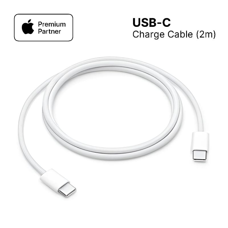 USB-C Charge Cable 2M iPhone Garansi Resmi TAM 2 Tahun Original 100% iP 15 14 13 12 11 Pro Max X XS 