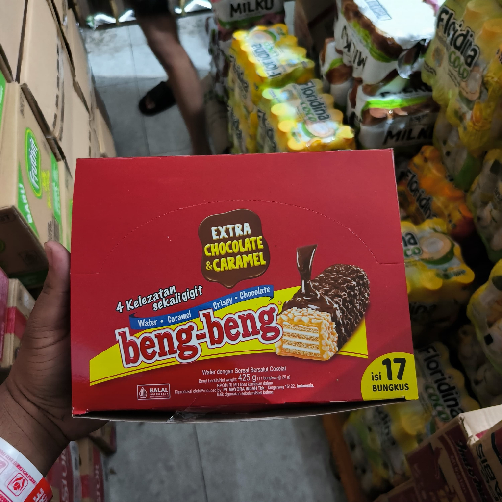 

Beng beng wafer Chocolate isi 17pck
