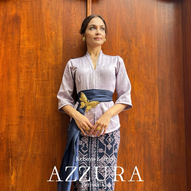 Kebaya Kartini Azzura | Kebaya Bali Katun Silk | Kebaya Modern | Kebaya Wisuda | Kebaya Bali