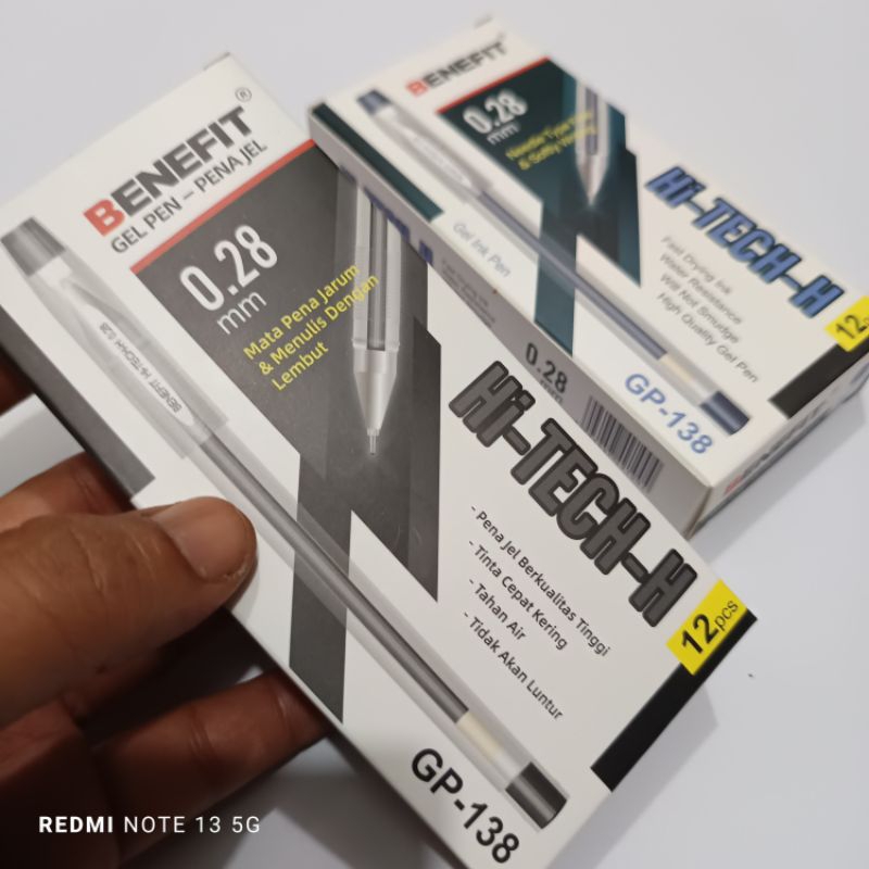 

H7Y 1 Pak Pulpen Hitech 0,28mm Benefit(Isi 12 Pcs) / Pulpen Hii-Tech