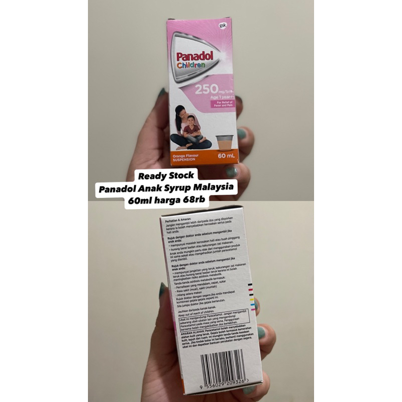 Panadol Syrup Anak Malaysia