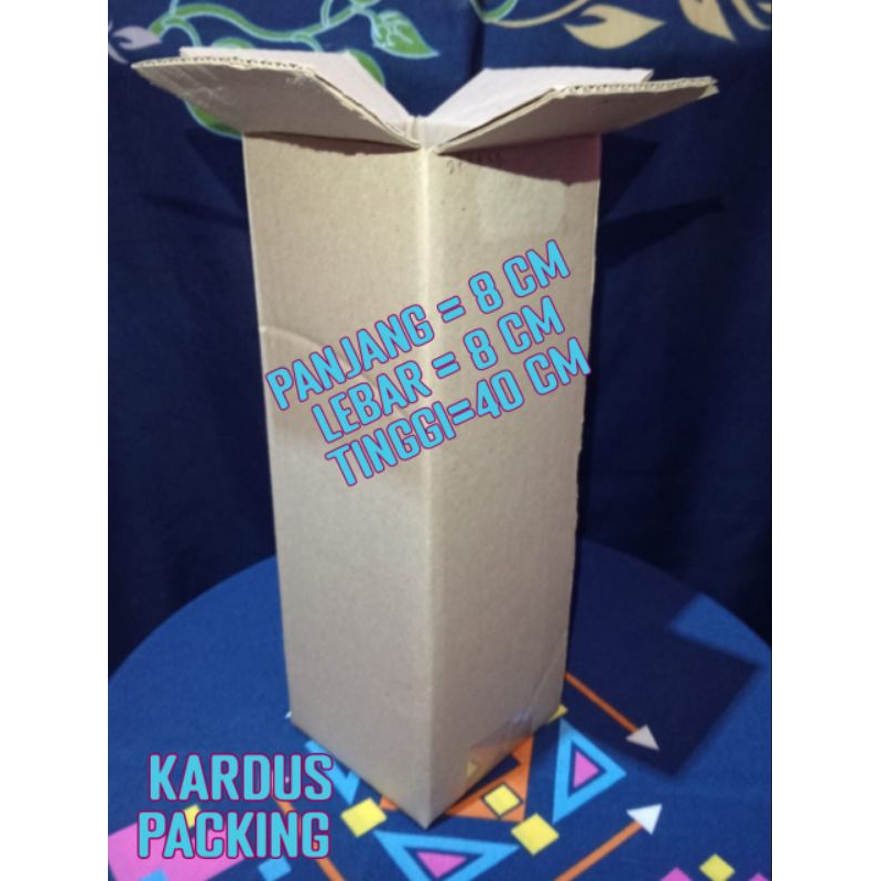 

kardus packing UK 8x8x40 kardus kecil kardus besar