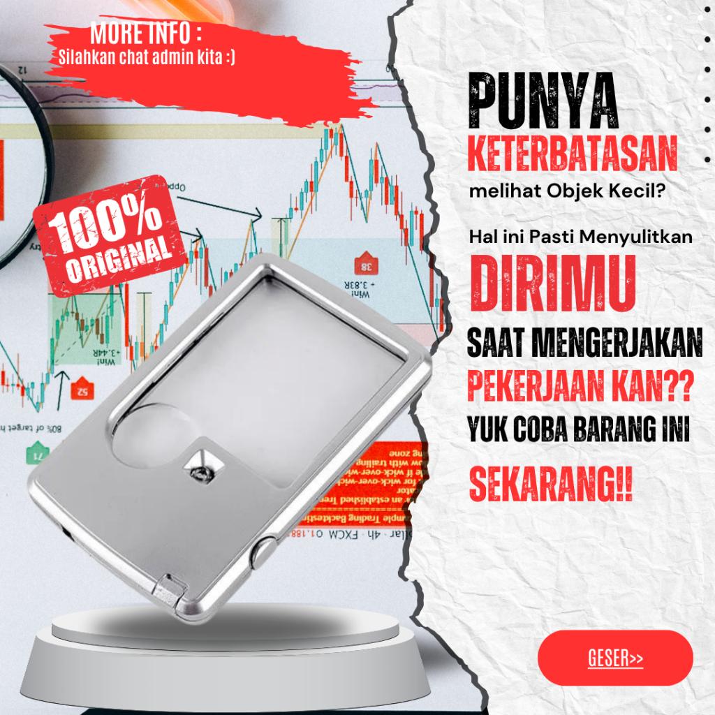 

Kaca Pembesar Led Ukuran Kartu Case Kulit Lensa Optik Akrilik Portabel Lampu Persegi Panjang Tipis