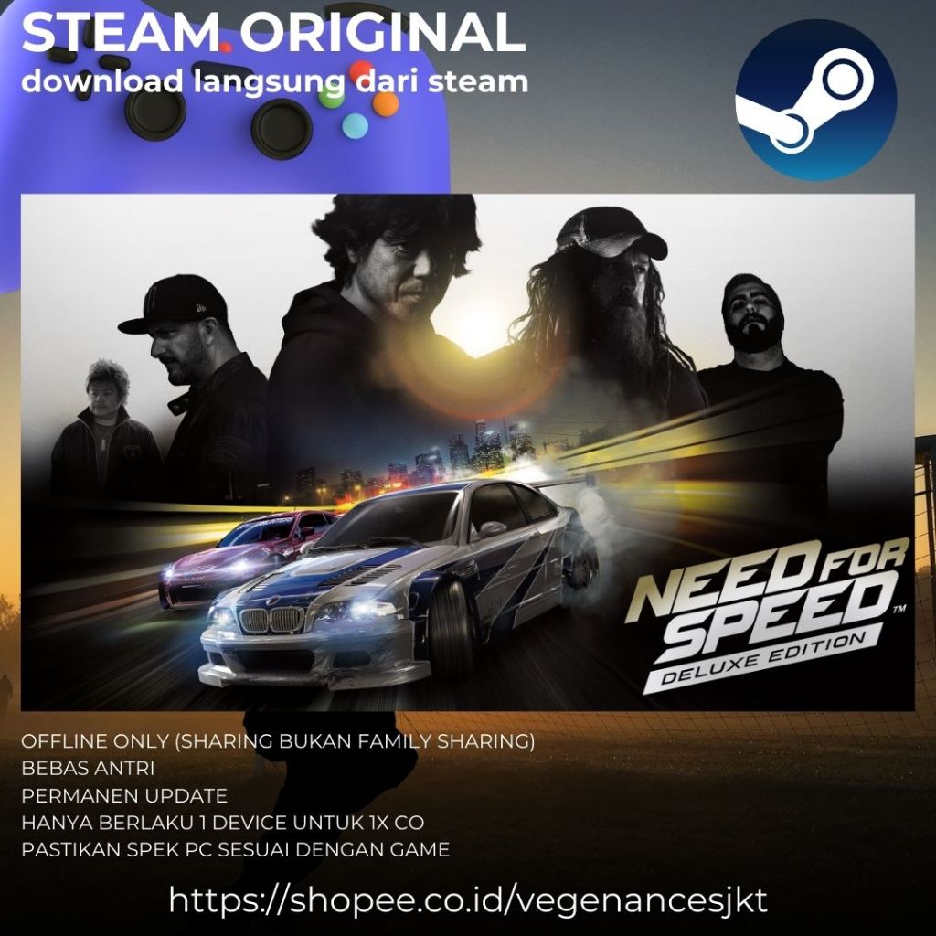 Need for Speed Deluxe Edition PC Game Sharing Original + Latest Update