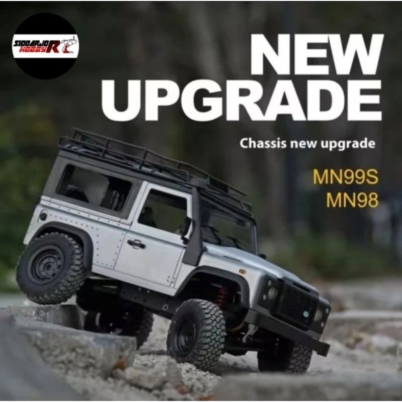 RC ADVENTURE OFFROAD 4WD MN99S V2 MN-99S V2 UPGRADE LANDROVER DEFENDER OFFICIAL FULL PROPO SCALE 1/1