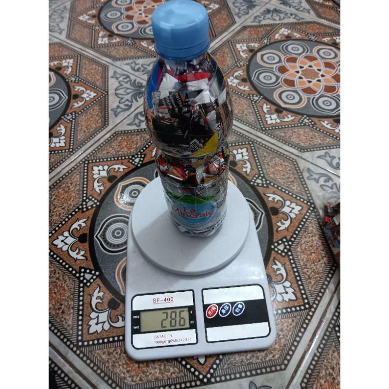 Ecobrick Botol Lemineral 600ml