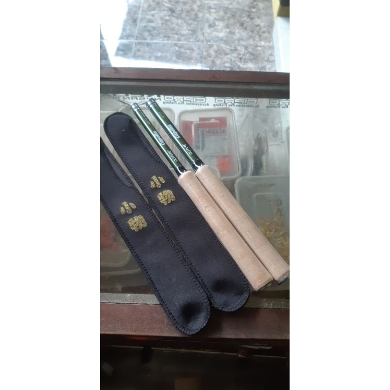 tegek ruas pendek mini tenkara goture capella
