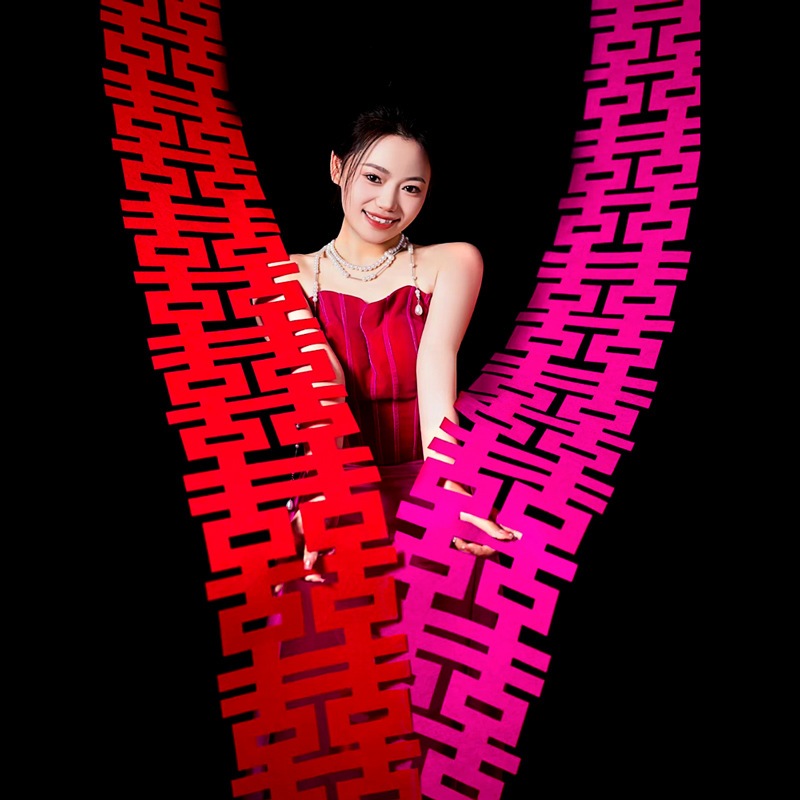 Dekorasi pernikahan pertunangan sangjit backdrop pesta wedding Shuangxi