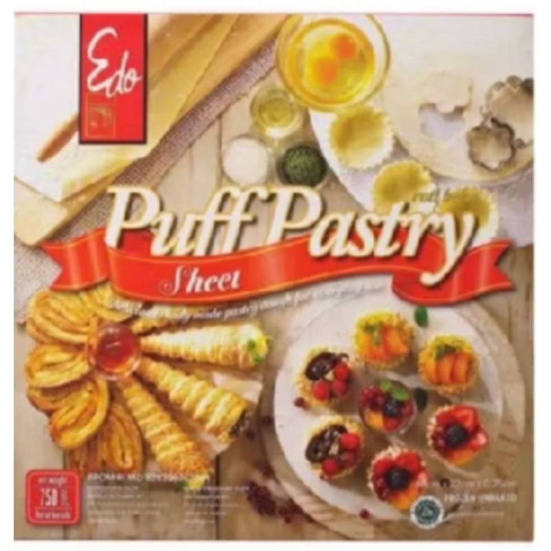 

Puff Pastry Sheet 750gr Edo