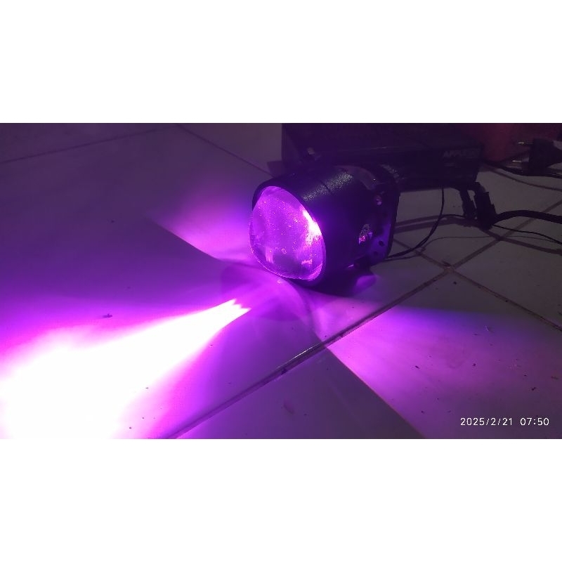 Biled CR7 2,5 inch flat cut 65watt Demon Ungu BEKAS