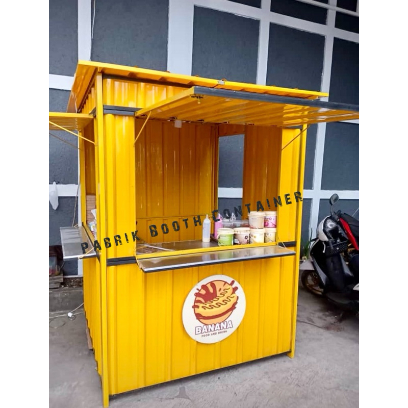 Booth Container Jualan Franchise MURAH PROMO TERLARIS