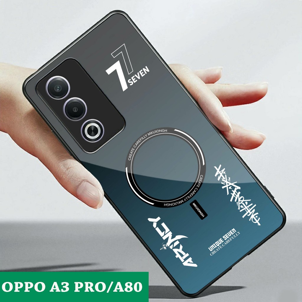 Softcase Glass Kaca Oppo A3 Pro A80 2025 - Casing Hp Oppo A3 Pro A80 - K68