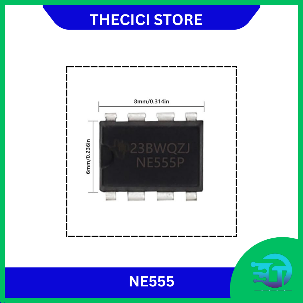 IC 555 NE555 DIP Timer NE 555 DIP8