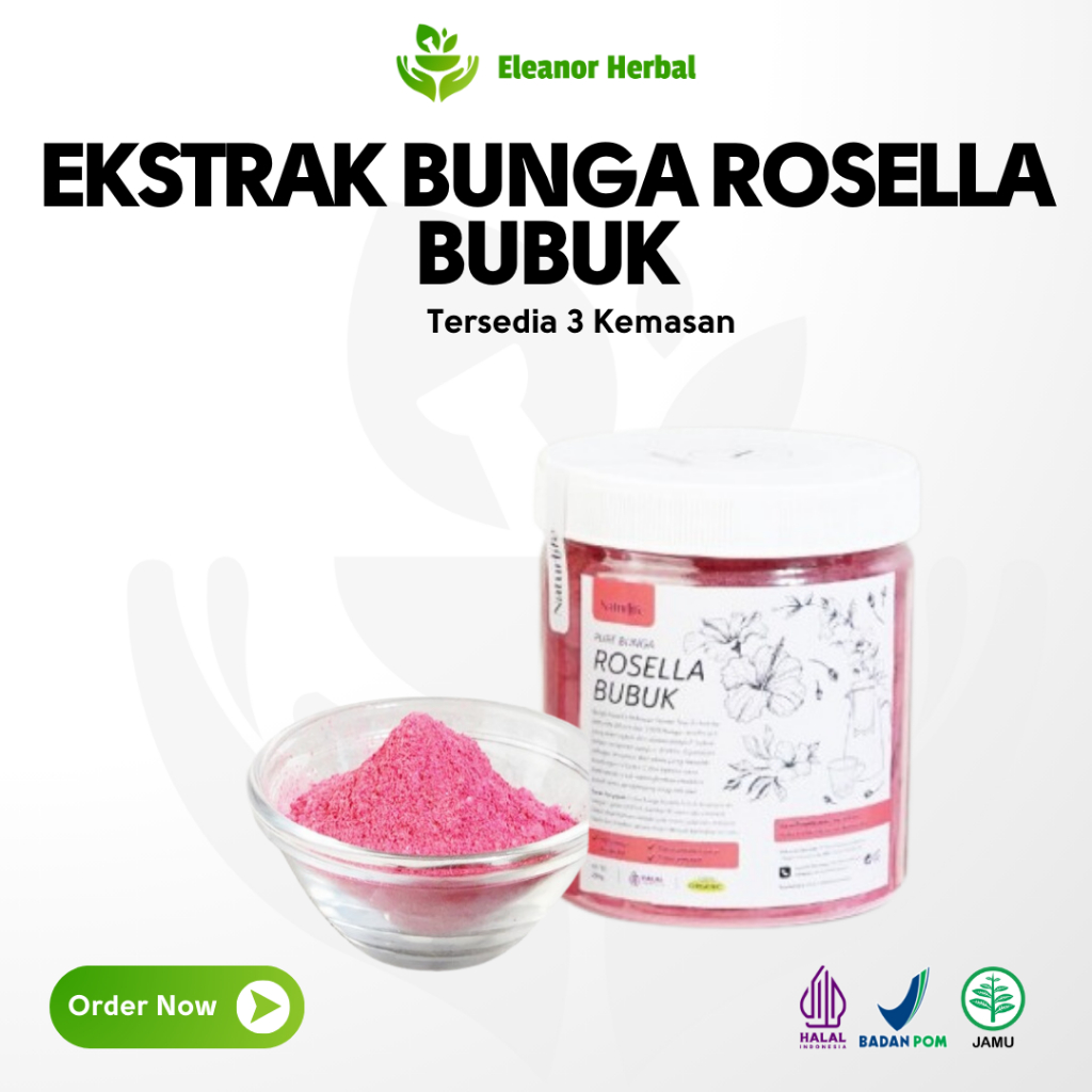 

EKSTRAK BUNGA ROSELLA BUBUK MURNI ORGINAL