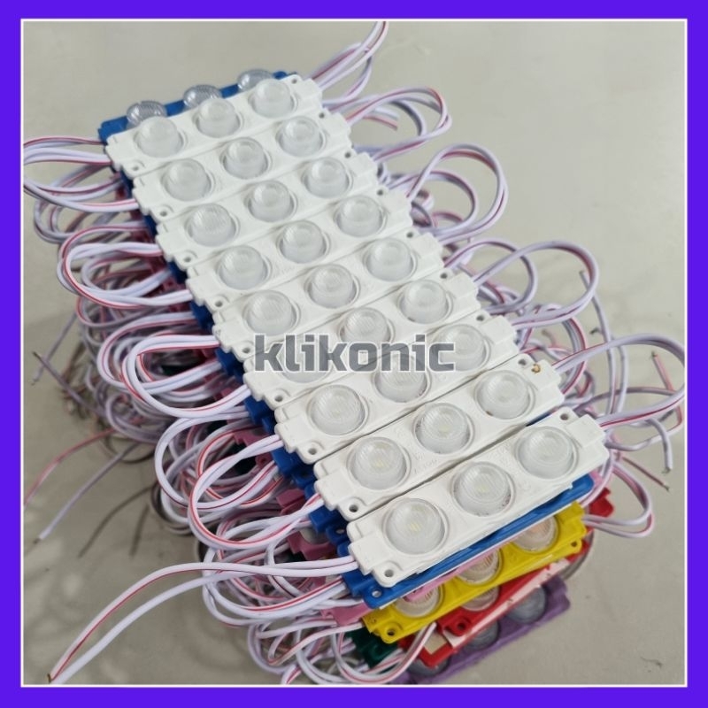 Led Modul Mata 3 Lampu Kolong Bis/Truck - 12v dan 24v