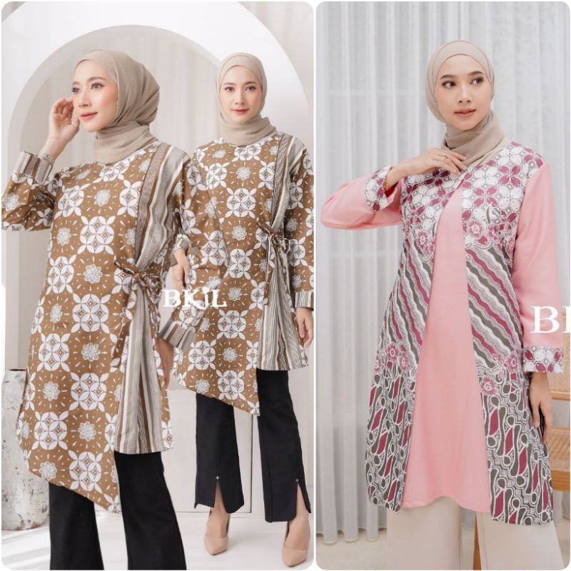 Tunik Batik Wanita Tunik Batik Modern Tunik Baju Batik Pria Baju Batik Wanita Tunik Batik Kekinian T